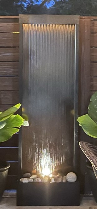 tabletop fountain water feature